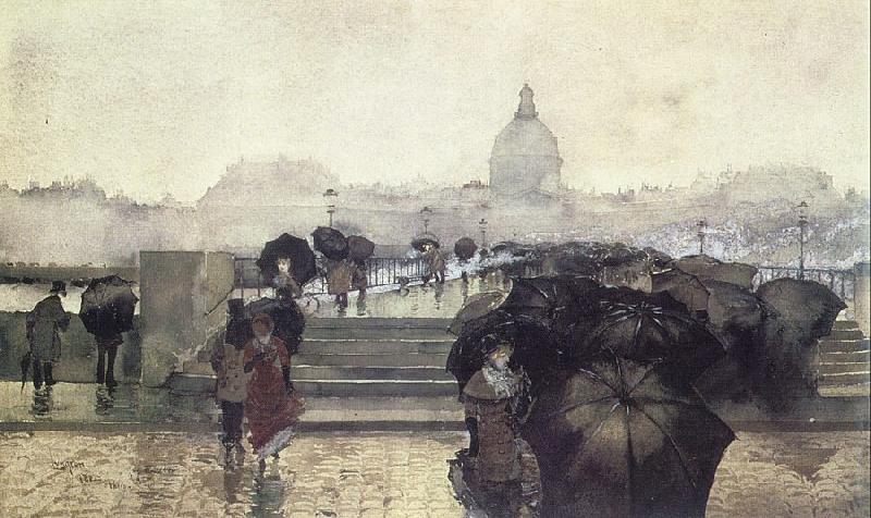 Lungren, Fernand Harvey Paris Street Scene